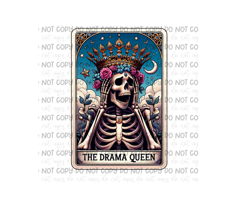 The Drama Queen tarot-Ready to Press Transfer