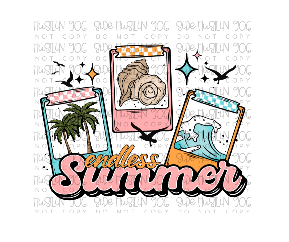 Endless Summer Cards-Ready to Press Transfer