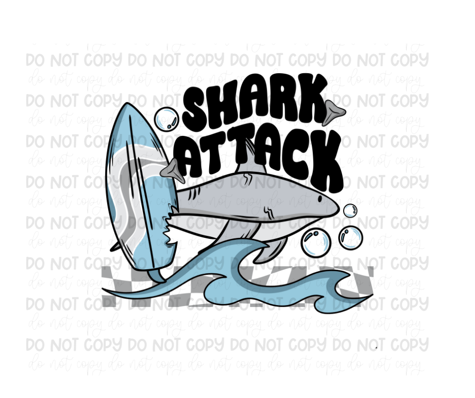 Shark Attack-Ready to Press Transfer – Side Hustlin 906