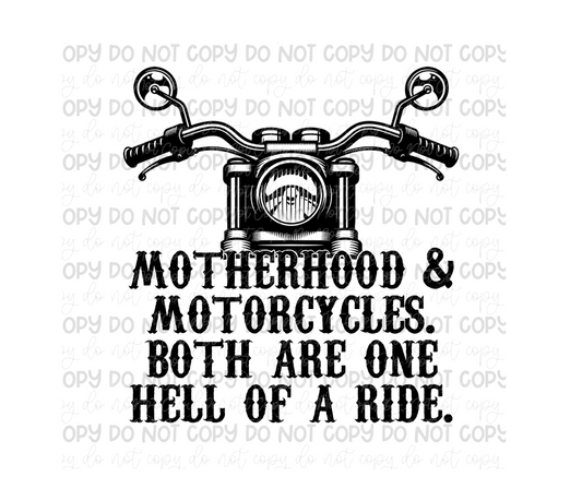 Motherhood & Motorcycles-Ready to Press Transfer