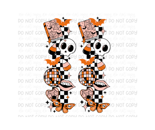 Spooky Doodle SLEEVES-Ready to Press Transfer