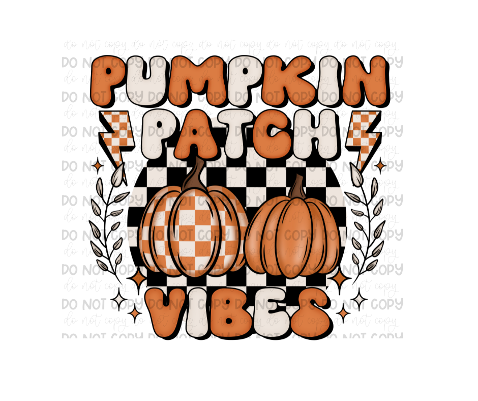 Pumpkin Patch Vibes-Ready to Press Transfer