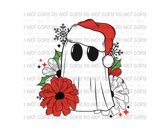 Christmas Ghost-Ready to Press Transfer