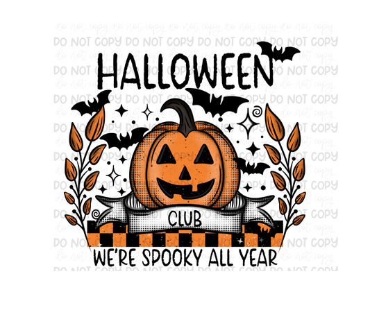 Halloween Club-Ready to Press Transfer