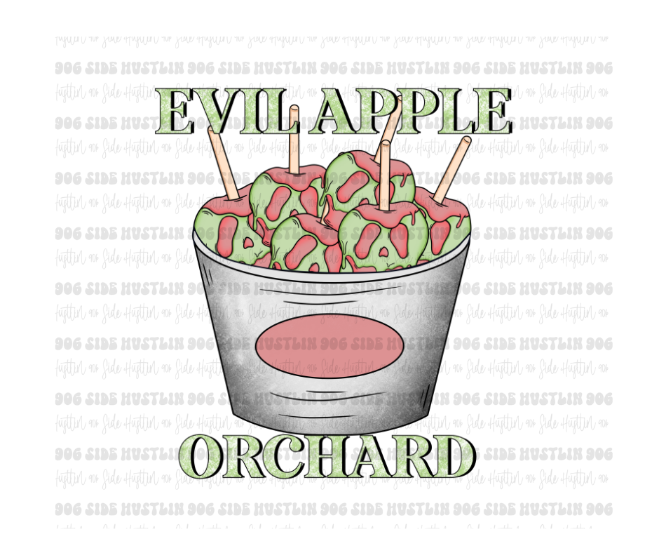 Evil Apple Orchard-Ready to Press Transfer