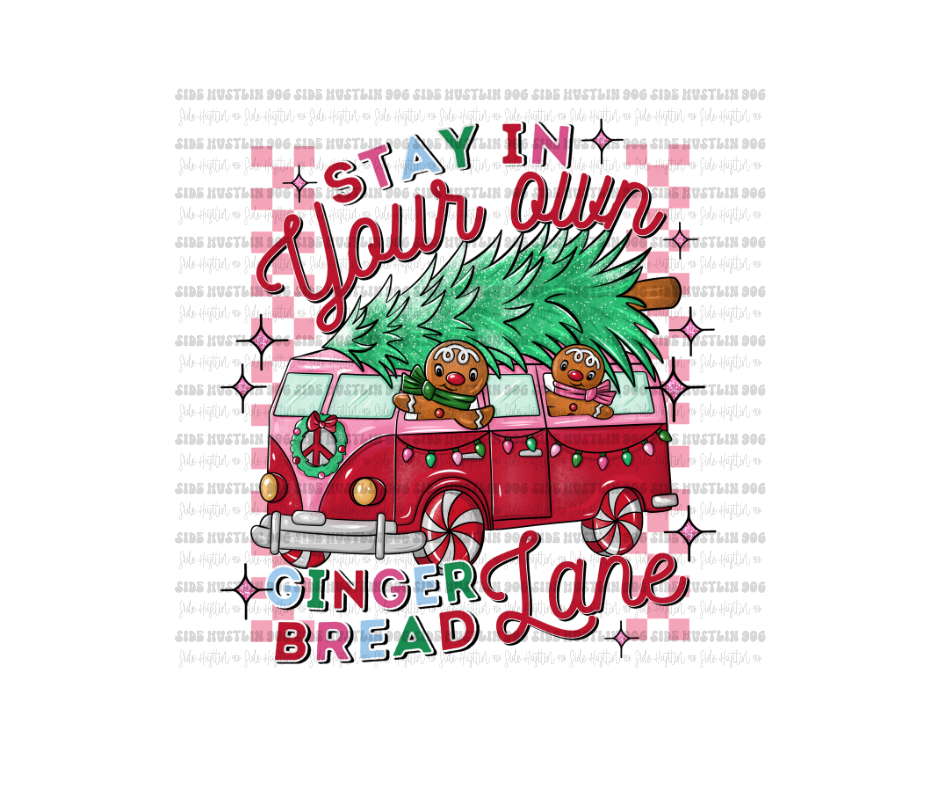 Gingerbread Lane-Ready to Press Transfer