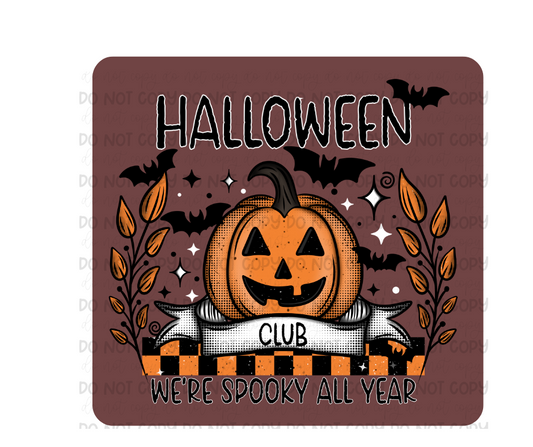 Halloween Club with white-Ready to Press Transfer