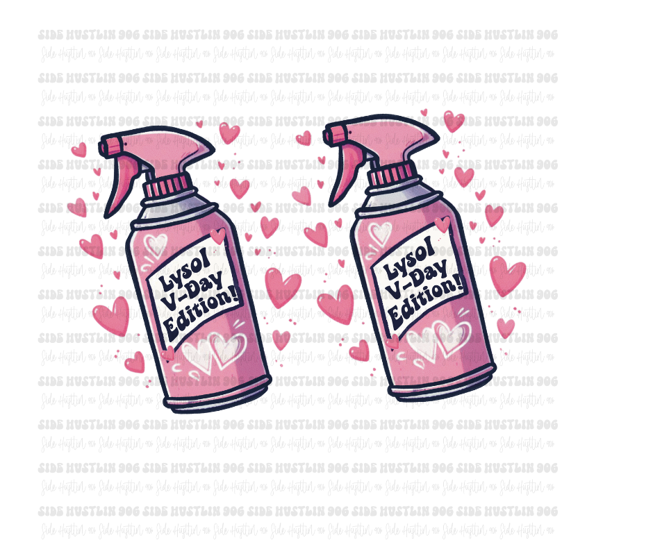 Lysol V-day Edition SLEEVES-Ready to Press Transfer