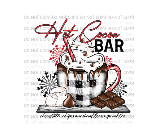 Hot Cocoa Bar-Ready to Press Transfer