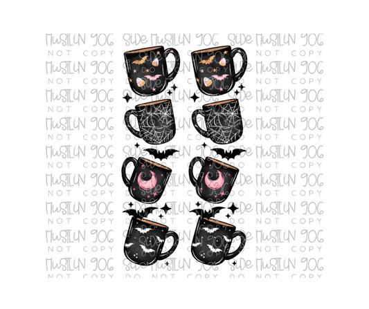 Coffee Halloween Sleeve-Ready to Press Transfer