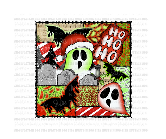 Christmas Spirit patchwork-Ready to Press Transfer