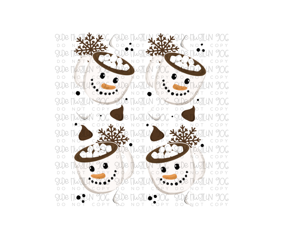 Hot Cocoa Sleeve-Ready to Press Transfer
