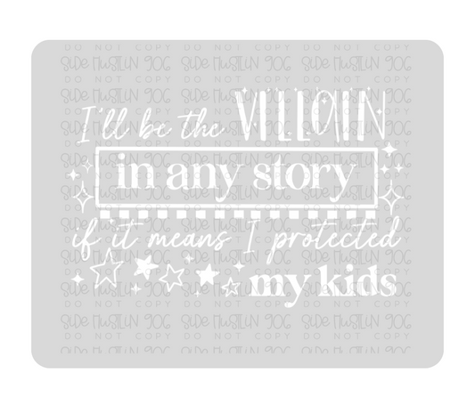 Villain Story (kids) white-Ready to Press Transfer