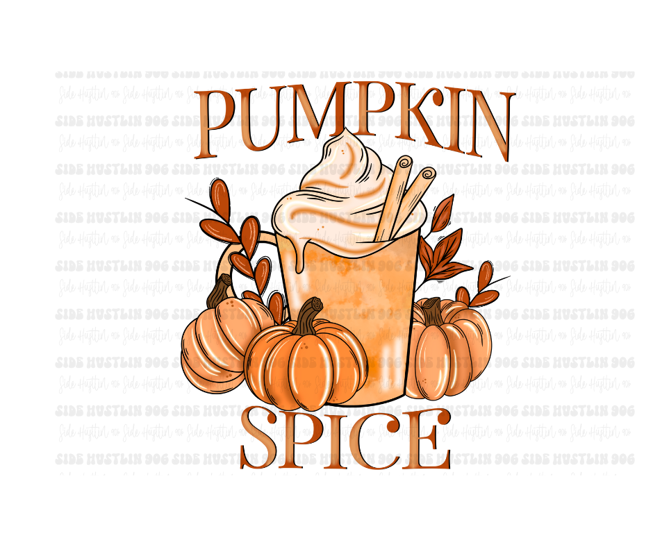 Pumpkin Spice-Ready to Press Transfer