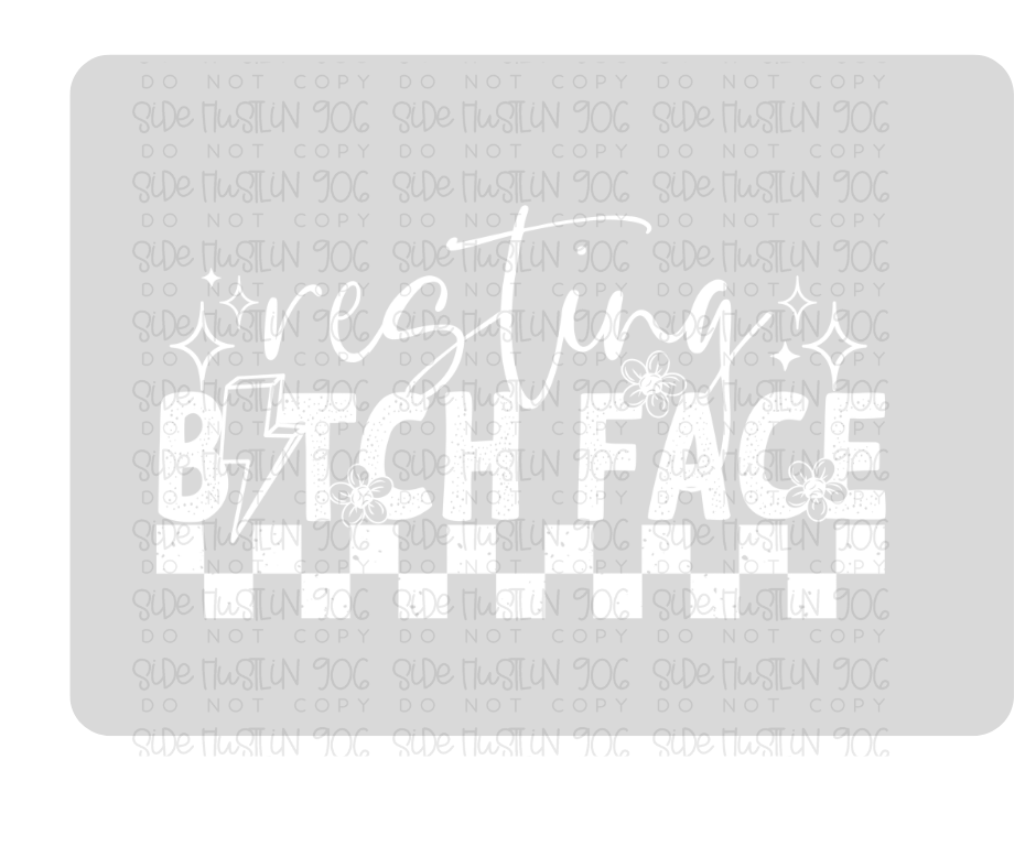 Resting B Face white-Ready to Press Transfer