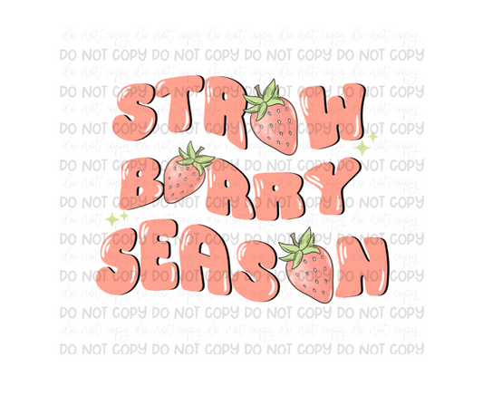 Strawberry Season-Ready to Press Transfer