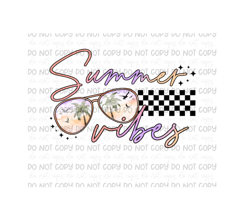 Summer Vibes-Ready to Press Transfer