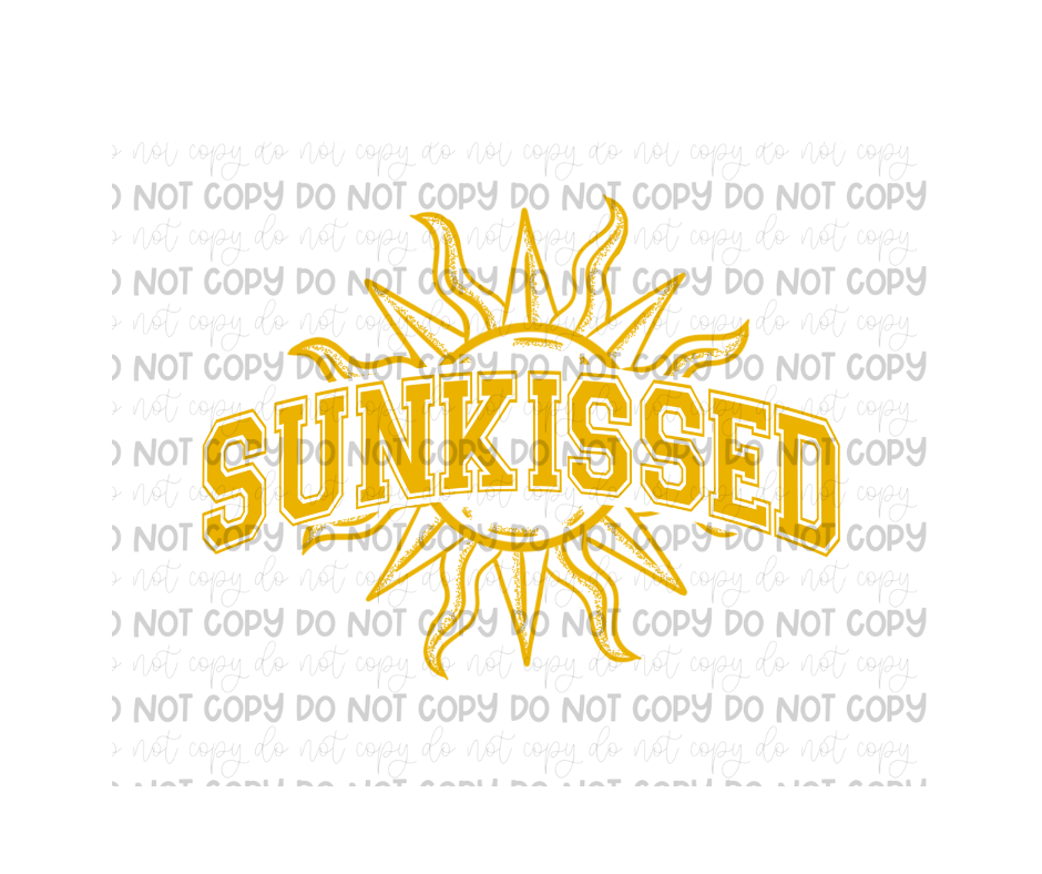 Sunkissed-Ready to Press Transfer