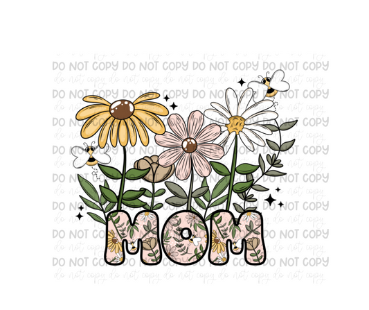 Mom Floral-Ready to Press Transfer