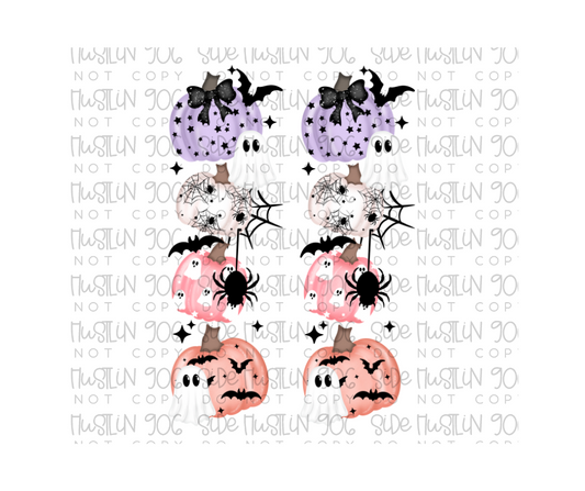 Spooky Pumpkins Sleeve-Ready to Press Transfer