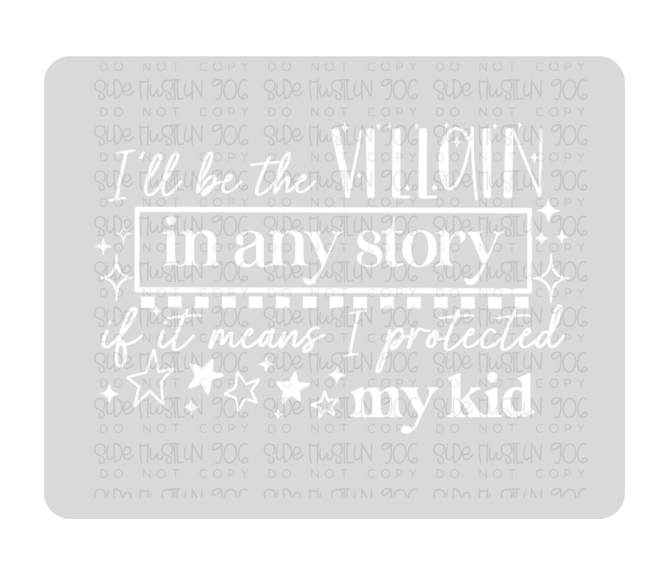 Villain Story (kid) white-Ready to Press Transfer