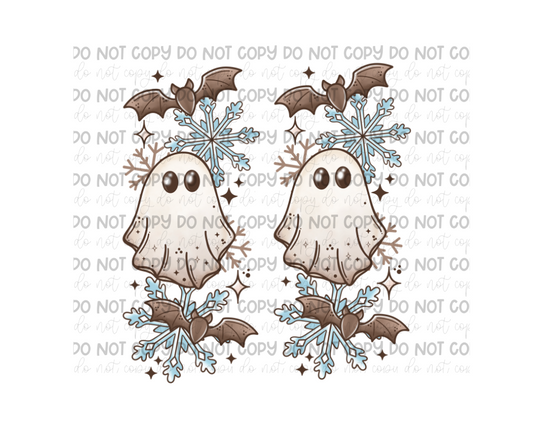 Spooky Winter Ghost Sleeves-Ready to Press Transfer