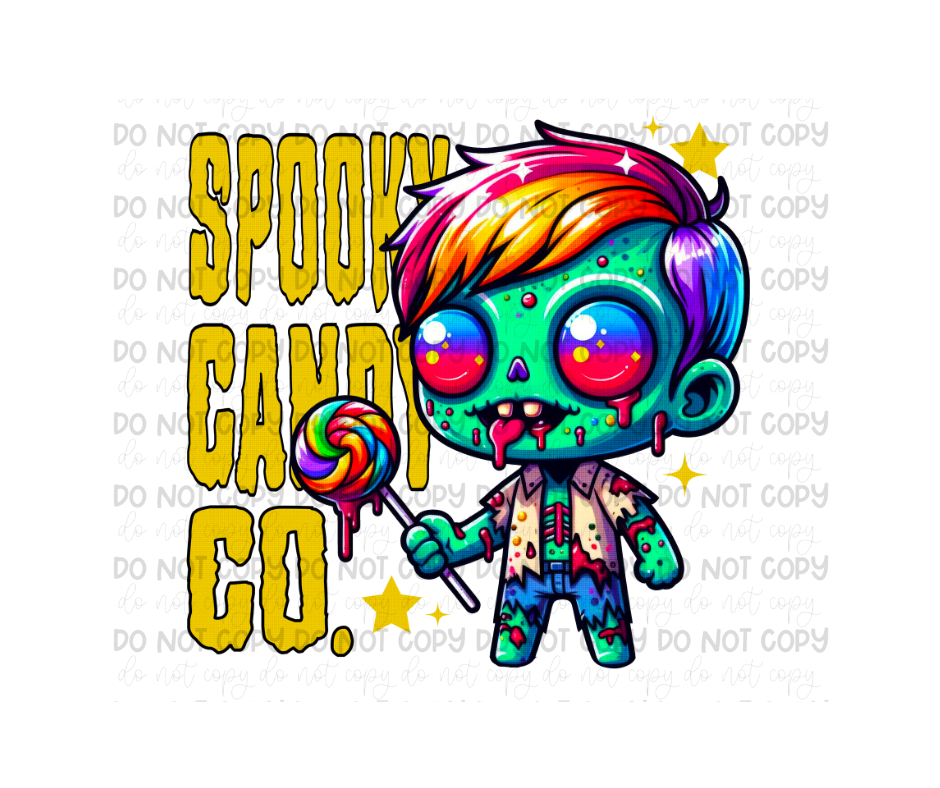 Spooky Candy Co-Ready to Press Transfer