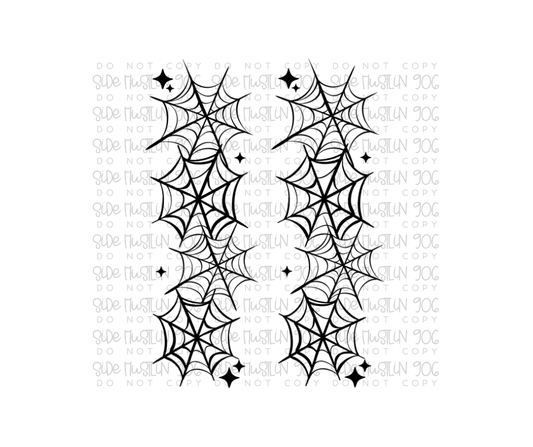 Spiderweb Sleeve Black-Ready to Press Transfer