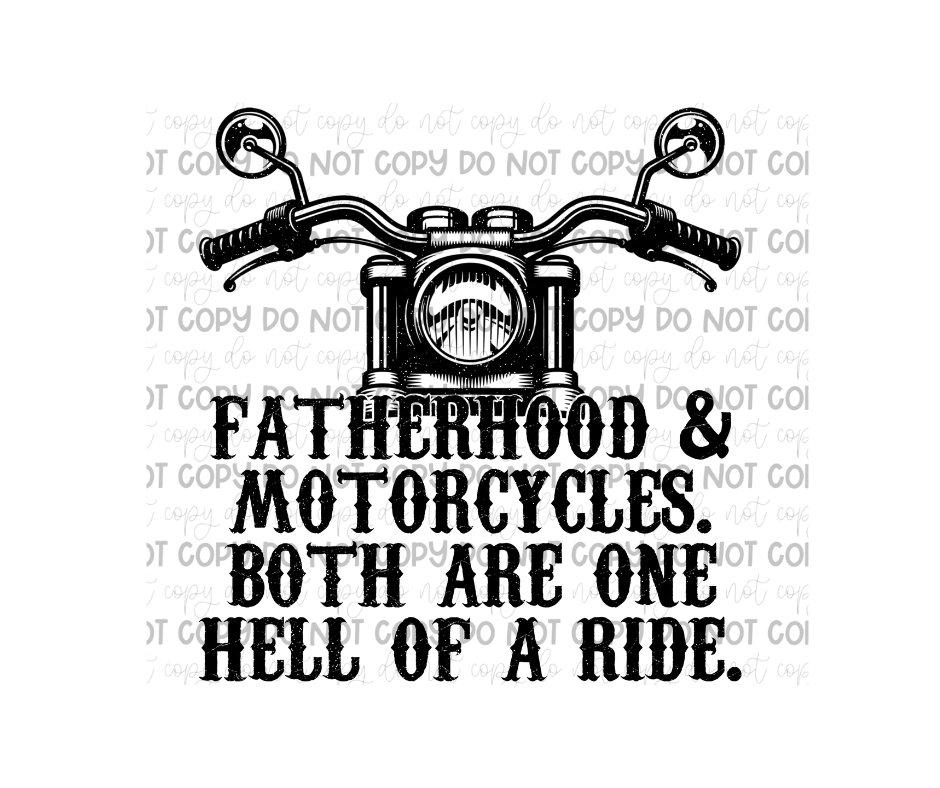 Motorcycles-Ready to Press Transfer