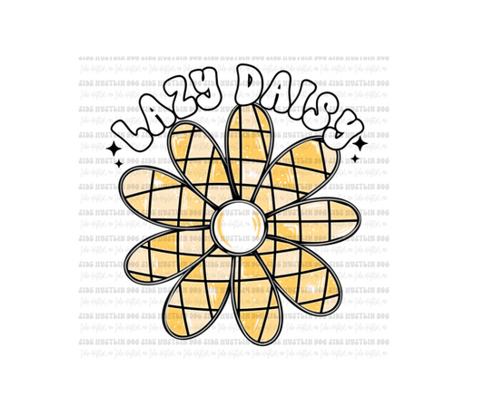 Lazy Daisy-Ready to Press Transfer