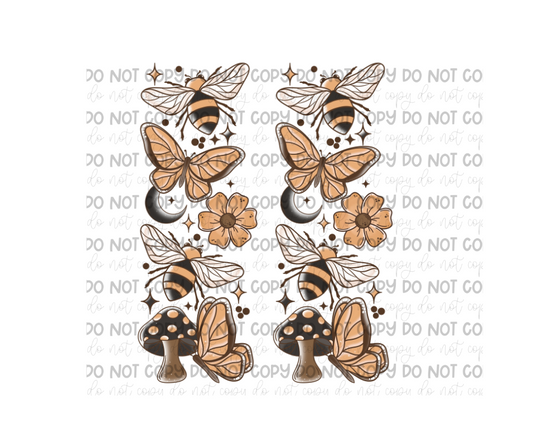 Cottagecore Bees Sleeves-Ready to Press Transfer