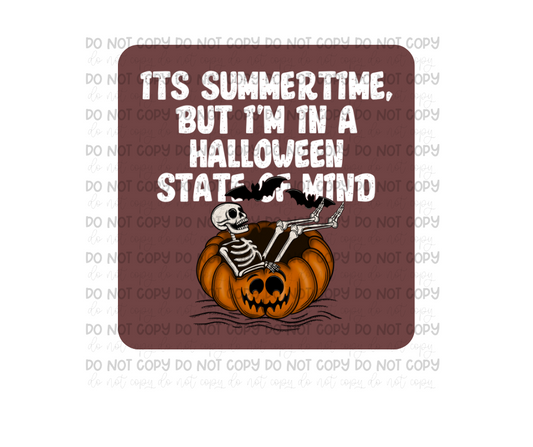 Halloween State of Mind white-Ready to Press Transfer