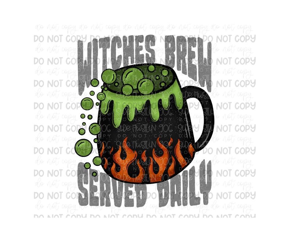 Witches Brew gray-Ready to Press Transfer