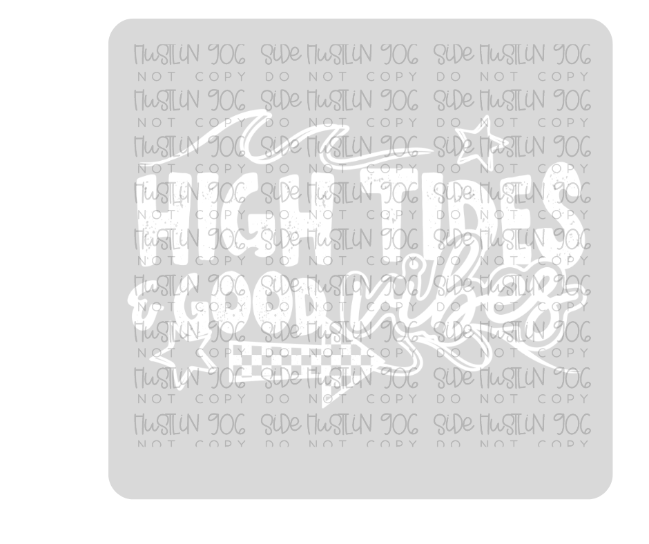 High Tides Single Color-Ready to Press Transfer