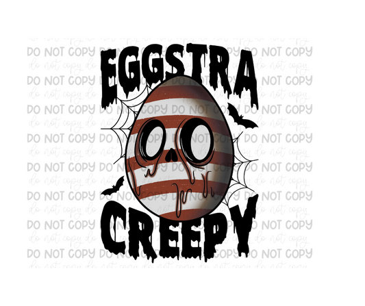 Eggstra Creepy-Ready to Press Transfer