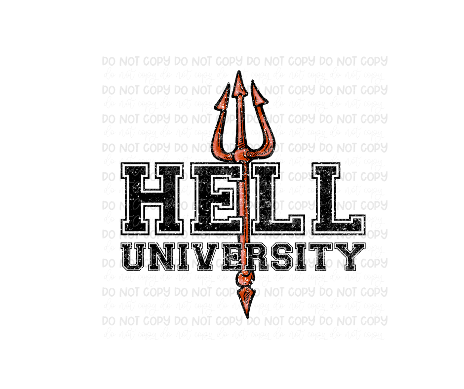 Hell University-Ready to Press Transfer