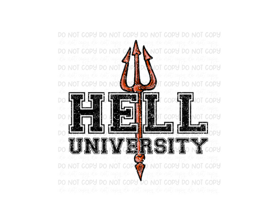 Hell University-Ready to Press Transfer