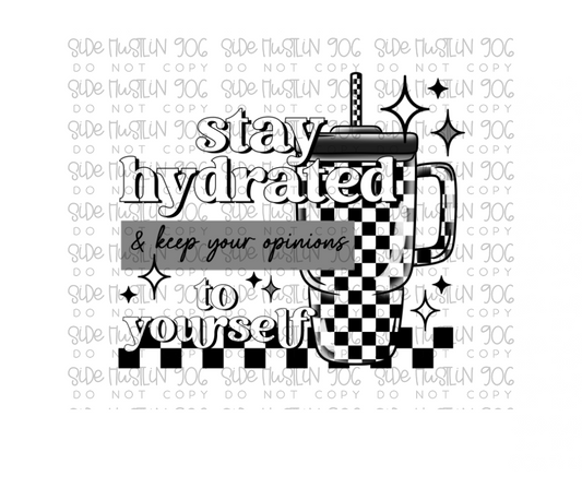 Stay Hydrated-Ready to Press Transfer