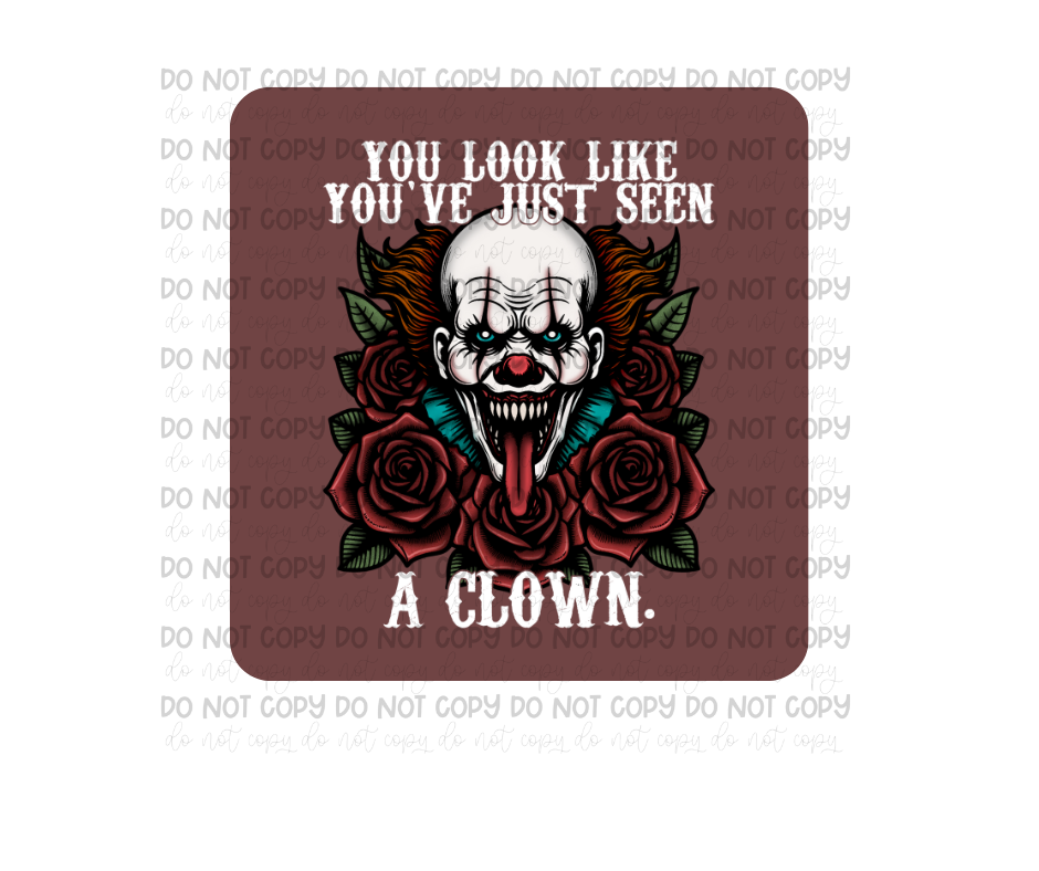 Clown white-Ready to Press Transfer