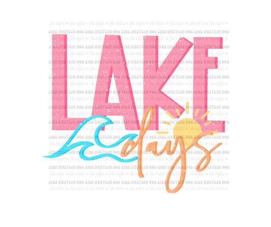 Lake Days distressed-Ready to Press Transfer