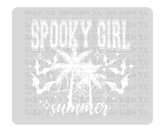 Spooky Girl Summer Single Color-Ready to Press Transfer