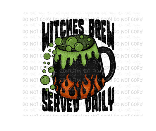 Witches Brew black-Ready to Press Transfer