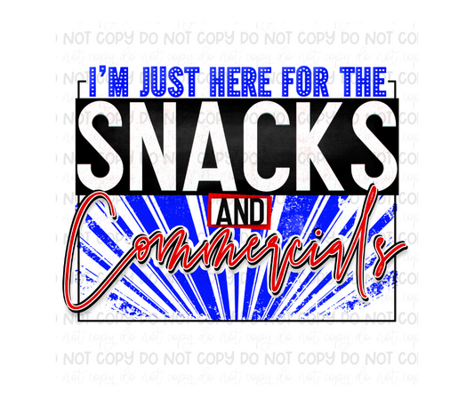 Snacks & Commercials-Ready to Press Transfer