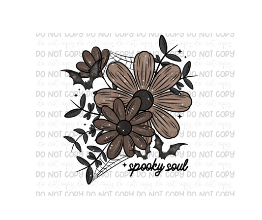 Spooky Soul floral-Ready to Press Transfer