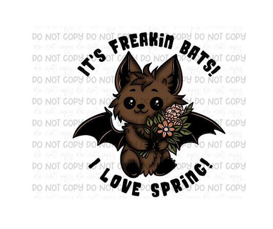 Freakin Bats brown-Ready to Press Transfer