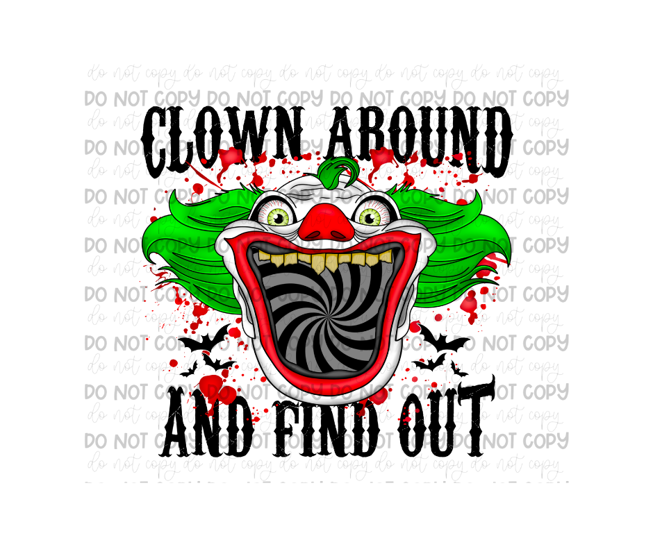 Clown Around-Ready to Press Transfer