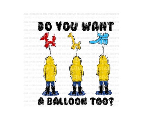 Do you want a Balloon too-Ready to Press Transfer