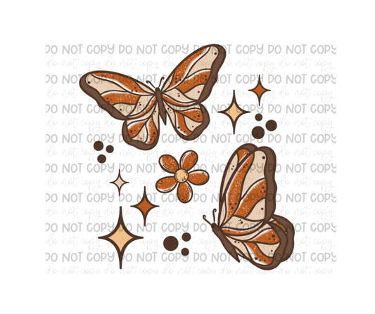 Fall Butterflies-Ready to Press Transfer