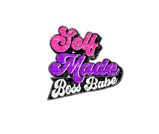 Self Made boss babe-Ready to Press Transfer