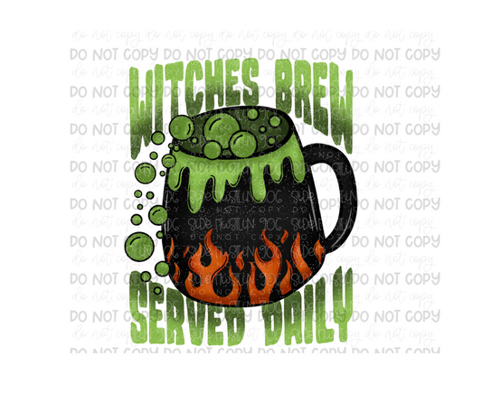 Witches Brew green-Ready to Press Transfer